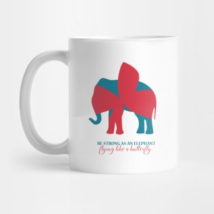 Elephant-Butterfly Mug